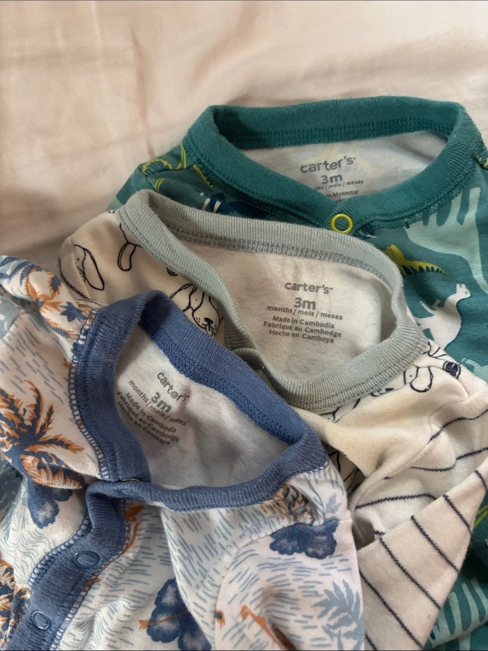 Carter’s & Peregrine Pajamas (3 Months)